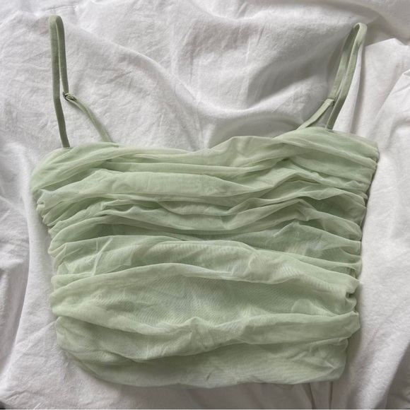 Aritzia The Ten by Babaton Luxor Tank - Fleecy Green - Size 0 - Picture 1 of 2